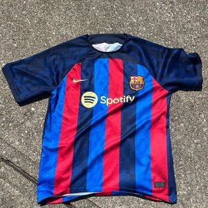 Nike Kids FC Barcelona Blue and Red Shirt